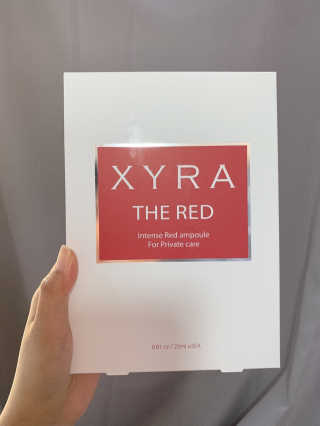 XYRA 자이라 더 레드 마스크 — 5점을 준 리뷰어가 2019년 5월 올린 사용 사진