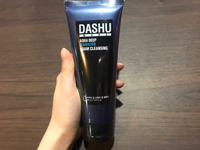 다슈 맨즈 아쿠아 딥 씨워터 폼 클렌징 리뷰 사진