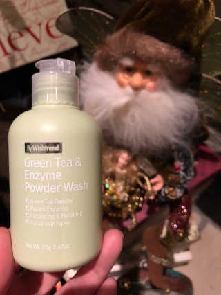 바이 위시트랜드 Green Tea Powder Wash — 5점을 준 리뷰어가 2018년 1월 올린 사용 사진