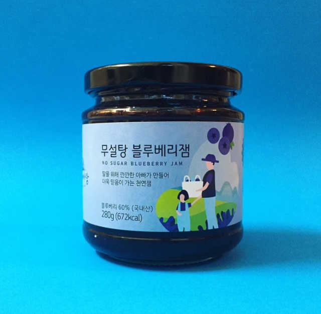 Fathers Hill Sugar Free 블루 베리 잼 리뷰 사진