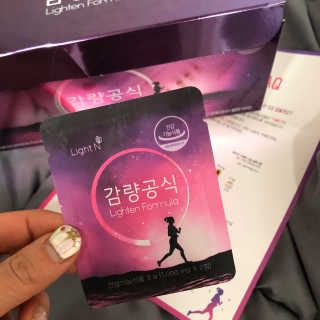 [감량공식] 다이어트 건강기능식품 — 4점을 준 리뷰어가 2019년 12월 올린 사용 사진