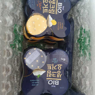[매일 바이오] 생크림요거트 플레인 12개 + 유자 12개 — 4점을 준 리뷰어가 2019년 7월 올린 사용 사진