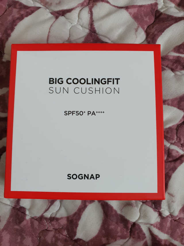 [소그냅] 빅 쿨링핏 썬쿠션 SPF 50+PA++++ 리뷰 사진