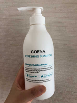 코에나샴푸 500ml — 4점을 준 리뷰어가 2019년 8월 올린 사용 사진