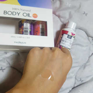 이네스네이쳐 천연 바디오일 미니 3종세트 50ml — 4.5점을 준 리뷰어가 2018년 5월 올린 사용 사진