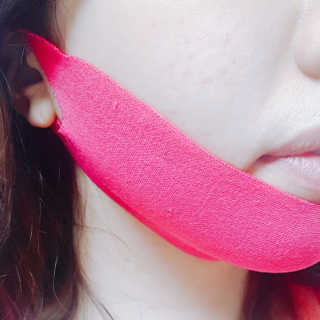 스케덤 펩타이드 리프팅밴드 — 4점을 준 리뷰어가 2019년 3월 올린 사용 사진