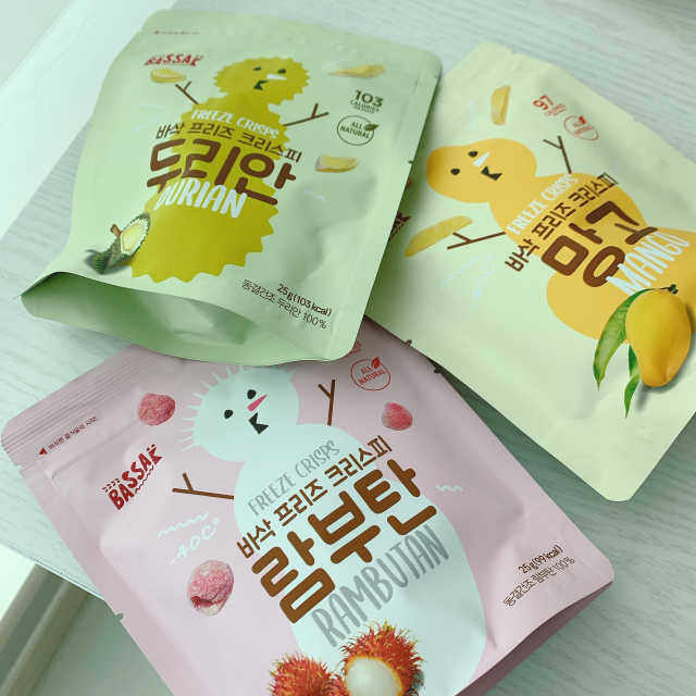 바삭 프리즈 크리스피 3종 리뷰 사진