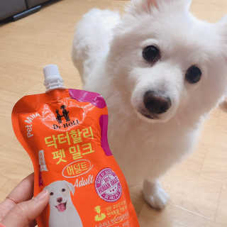 닥터할리펫밀크 8종 — 5점을 준 리뷰어가 2019년 4월 올린 사용 사진