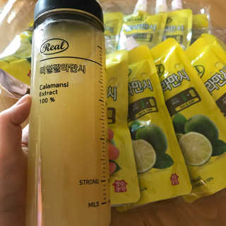 장수농가 리얼깔라만시 — 5점을 준 리뷰어가 2018년 6월 올린 사용 사진
