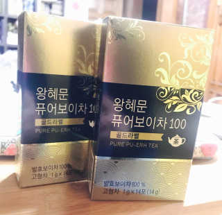 넥스트비티 왕혜문 퓨어 보이차 100 골드라벨 — 5점을 준 리뷰어가 2017년 11월 올린 사용 사진