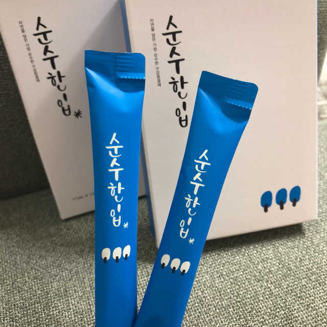 순수한입 네추럴 스틱가글 리뷰 사진