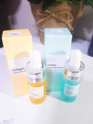 클리앳 x 클리앳 콜라겐+하이드라 컨센트레이트앰플 각 12ml — 4.33점을 준 리뷰어가 2018년 3월 올린 사용 사진