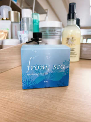 델라루즈 코스메틱 from; sea 수딩크림 — 3점을 준 리뷰어가 2020년 3월 올린 사용 사진