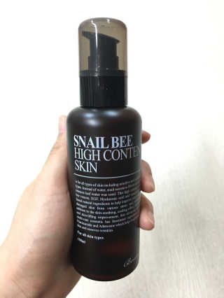 벤튼 스네일비 하이콘텐트 스킨 150ml — 5점을 준 리뷰어가 2017년 4월 올린 사용 사진