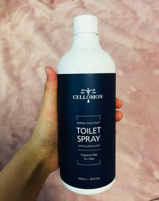 셀로몬 토일렛 스프레이 500ml — 5점을 준 리뷰어가 2018년 5월 올린 사용 사진