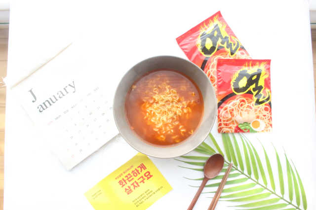 열라면 화끈팩 리뷰 사진