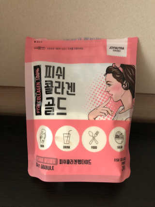 조이뉴트라 피쉬콜라겐골드 — 3.67점을 준 리뷰어가 2018년 8월 올린 사용 사진
