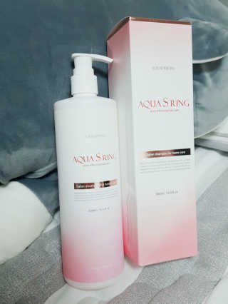 아쿠아큐링 아쿠아S링 퓨어리프레싱 헤어케어 500ml — 5점을 준 리뷰어가 2018년 8월 올린 사용 사진
