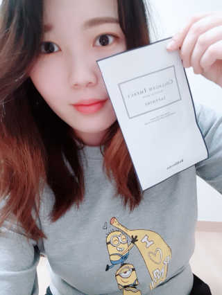 웰더마 사파이어 콜라겐 임팩트 에센셜 마스크 — 5점을 준 리뷰어가 2019년 4월 올린 사용 사진
