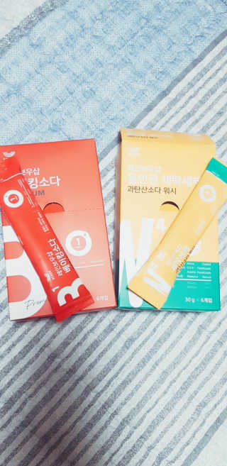 레인보우샵 올인원세탁세제,베이킹소다 스틱포6개입+세탁조클리너 — 5점을 준 리뷰어가 2018년 4월 올린 사용 사진
