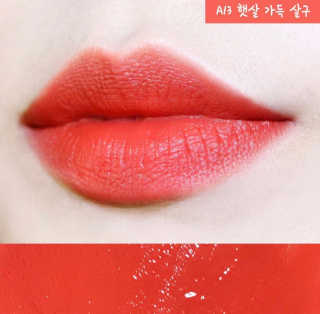 [블랙루즈] 에어 핏 벨벳 틴트3 택1+랜덤1 — 5점을 준 리뷰어가 2019년 2월 올린 사용 사진