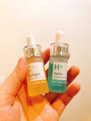 클리앳 x 클리앳 콜라겐+하이드라 컨센트레이트앰플 각 12ml — 3.67점을 준 리뷰어가 2018년 3월 올린 사용 사진