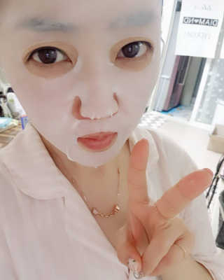 키노닉스 Querencia_Flawless 마스크팩 — 4점을 준 리뷰어가 2019년 4월 올린 사용 사진