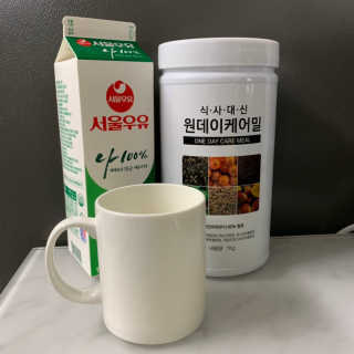 (주)이스터비엔에프 식사대용선식 원데이케어밀 1KG 대용량 — 4점을 준 리뷰어가 2019년 2월 올린 사용 사진