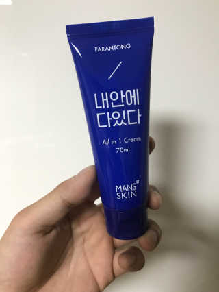 맨즈스킨 파란통 내안에다있다 — 5점을 준 리뷰어가 2017년 9월 올린 사용 사진