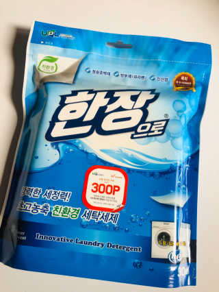 친환경 종이세제 한장으로 — 5점을 준 리뷰어가 2019년 10월 올린 사용 사진