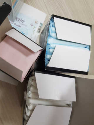 오플닷컴 맥심 하이진 안심생리대 패키지 — 4점을 준 리뷰어가 2018년 6월 올린 사용 사진