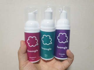 폼글 I foamgle [폼글] 거품가글 50ml 3종 - 민트, 라벤더, 라즈베리 — 5점을 준 리뷰어가 2020년 1월 올린 사용 사진