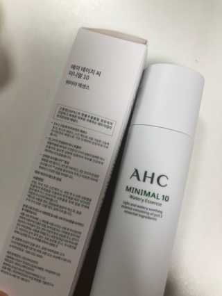 AHC 에이 에이치 씨 미니멀 10 워터리 에센스 — 5점을 준 리뷰어가 2018년 12월 올린 사용 사진