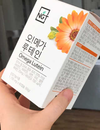 네츄럴굿띵스 오!메가루테인 60일분 — 4.5점을 준 리뷰어가 2019년 2월 올린 사용 사진