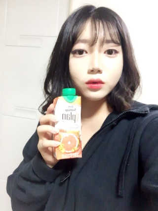 썬업 브이플랜 자몽&허브 / 청사과&허브 — 5점을 준 리뷰어가 2017년 6월 올린 사용 사진