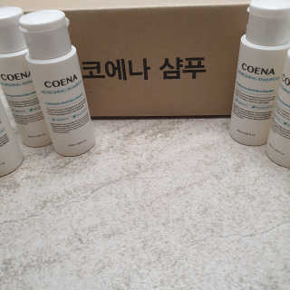 코에나샴푸 자연유래 식물성 코에나 샴푸 50ml — 5점을 준 리뷰어가 2020년 4월 올린 사용 사진