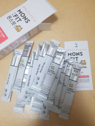 내꺼브랜드 가르시니아 피트니스 다이어트 스틱 MONSFIT — 4점을 준 리뷰어가 2019년 6월 올린 사용 사진