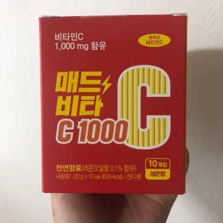 매드비타C 1000 — 4점을 준 리뷰어가 2019년 4월 올린 사용 사진