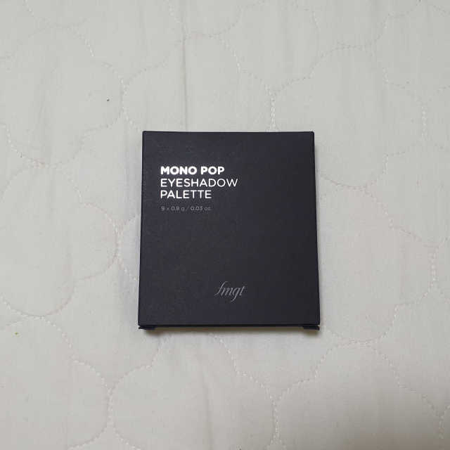 fmgt 모노팝 아이섀도우 팔레트 01 무드브라운 리뷰 사진
