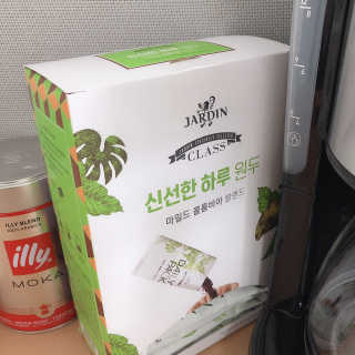 (주)쟈뎅 [쟈뎅] 클래스 신선한 하루 원두+여과지 SET — 5점을 준 리뷰어가 2019년 3월 올린 사용 사진