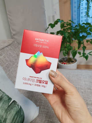 이너블릭 이너타임 크릴오일 — 5점을 준 리뷰어가 2019년 12월 올린 사용 사진