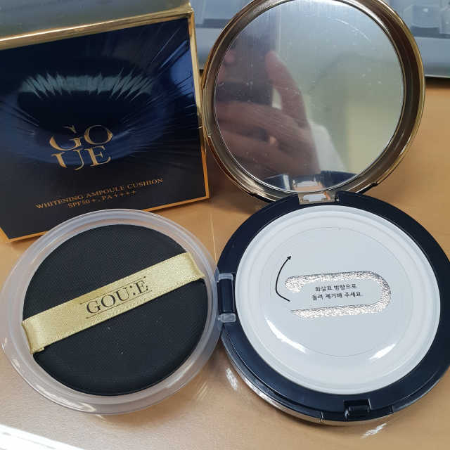고유에 화이트닝 앰플쿠션 SPF50+, PA++++ 리뷰 사진