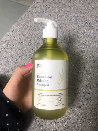 달리프 클로렐라 베러 루트 릴렉싱 샴푸 500ml — 4.5점을 준 리뷰어가 2020년 2월 올린 사용 사진