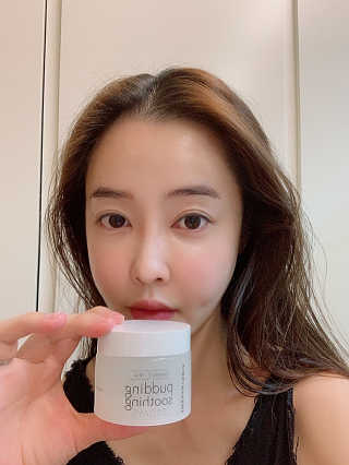 여름엔 이거 없으면 안돼 [버진팜스 푸딩수딩 크림] — 5점을 준 리뷰어가 2019년 9월 올린 사용 사진