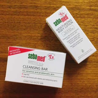세바메드 클래식 클렌징 바[비누] + 바디로션 15ml — 4.5점을 준 리뷰어가 2019년 9월 올린 사용 사진