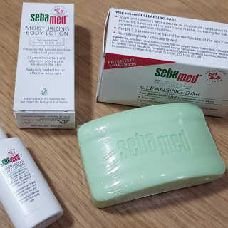 세바메드 클래식 클렌징 바[비누] + 바디로션 15ml — 5점을 준 리뷰어가 2019년 9월 올린 사용 사진