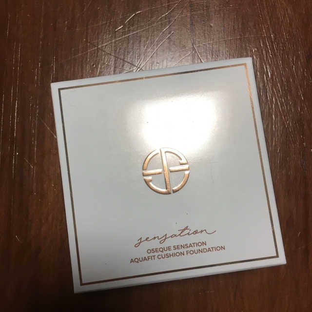 오제끄 센세이션 워터핏 쿠션 파운데이션 리뷰 사진