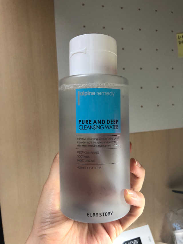 알파인레머디 퓨어 앤 딥 클렌징 워터 400ml 리뷰 사진