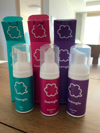 폼글 I foamgle [폼글] 거품가글 50ml 3종 - 민트, 라벤더, 라즈베리 — 4점을 준 리뷰어가 2019년 10월 올린 사용 사진