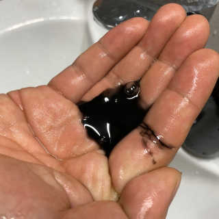 the naked object [탈모볼륨샴푸] 디블랙 팩 샴푸 — 5점을 준 리뷰어가 2019년 12월 올린 사용 사진